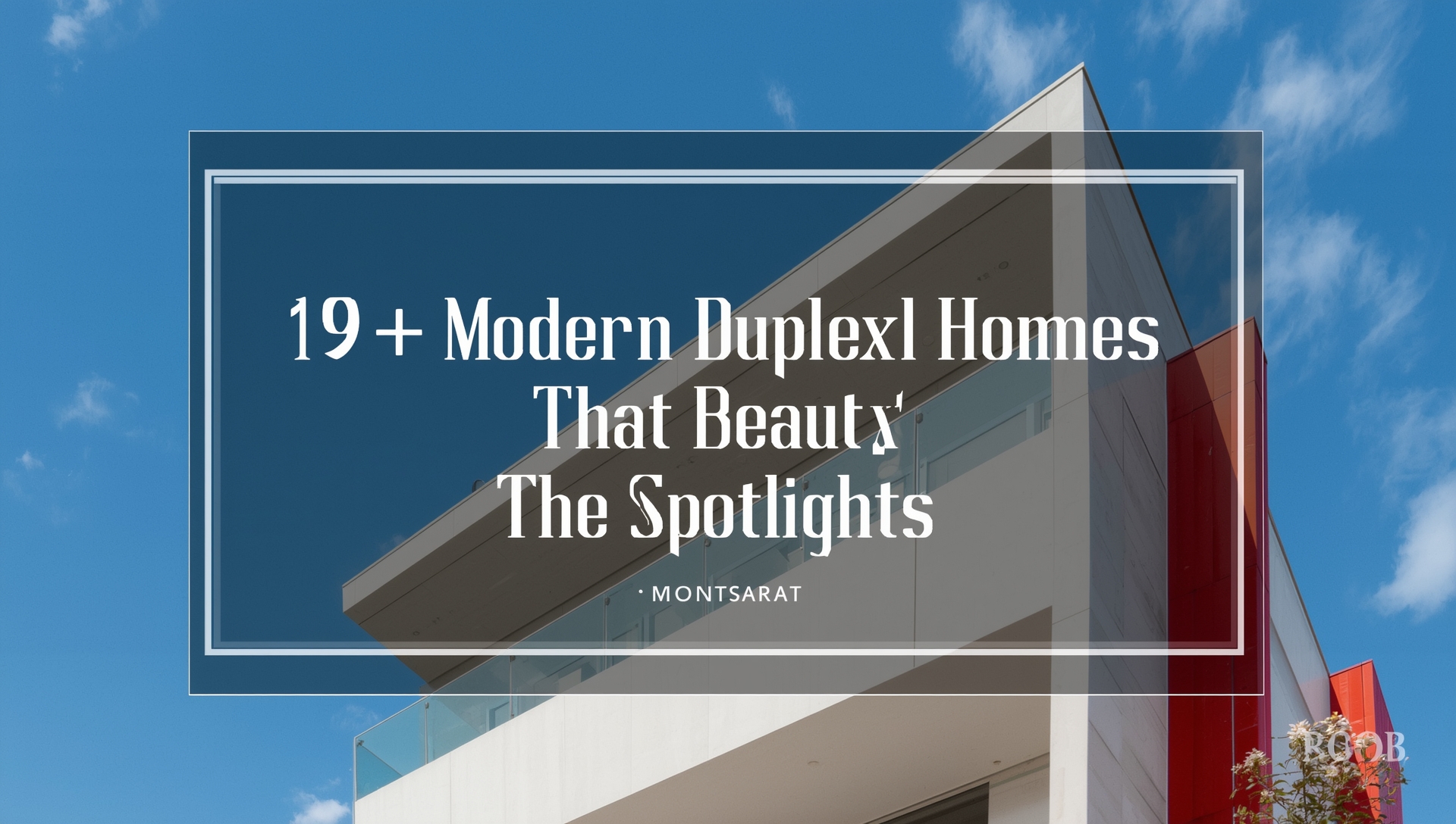 A modern duplex home with sleek architecture, large glass windows, and elegant interiors that showcase both style and functionality.