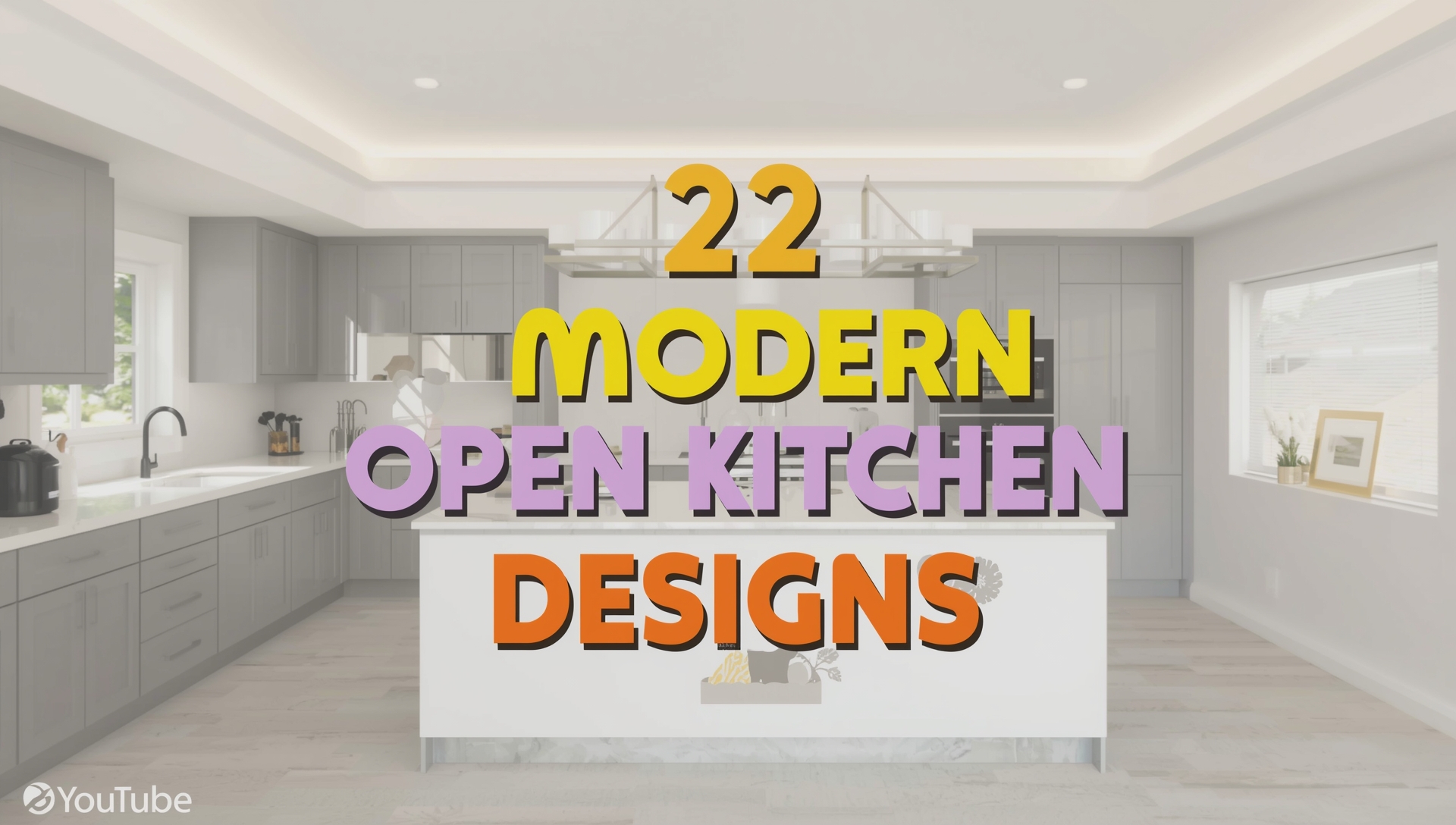 A modern open kitchen design with a marble island, pendant lighting, and seamless integration into the living space.