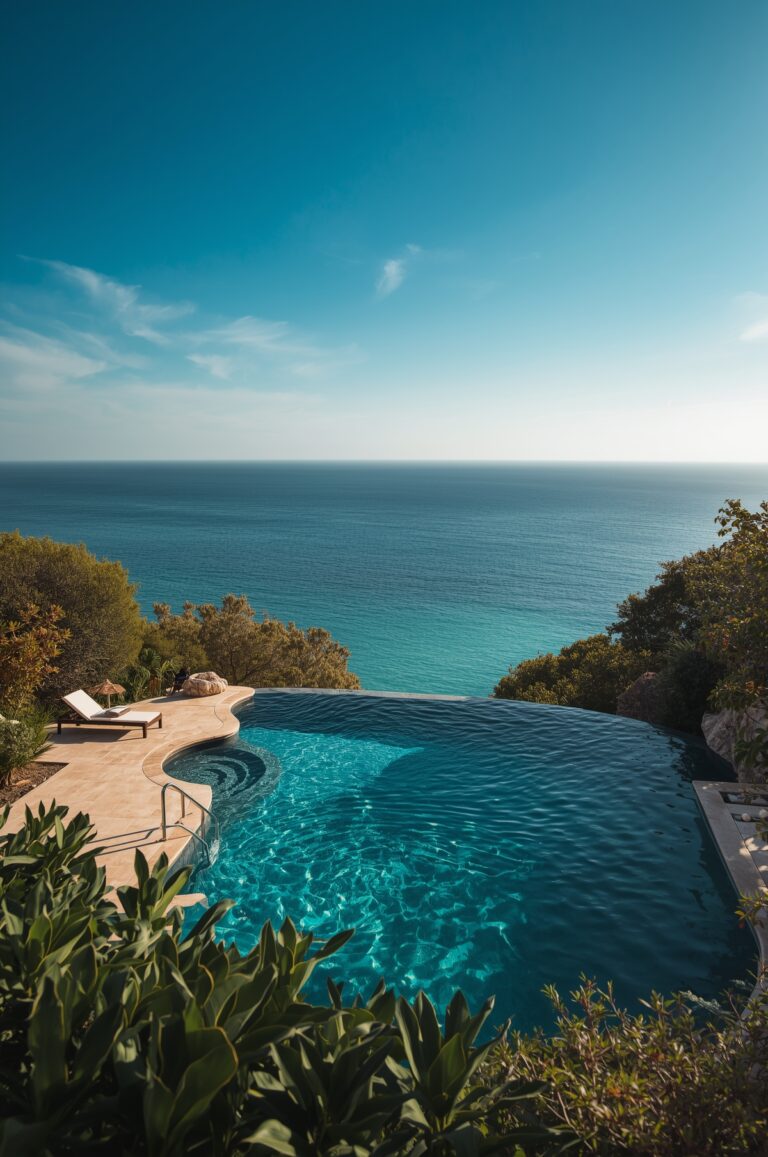 Image showcasing 17 Mansion Pool Designs for the Elite Lifestyle - Vidolve