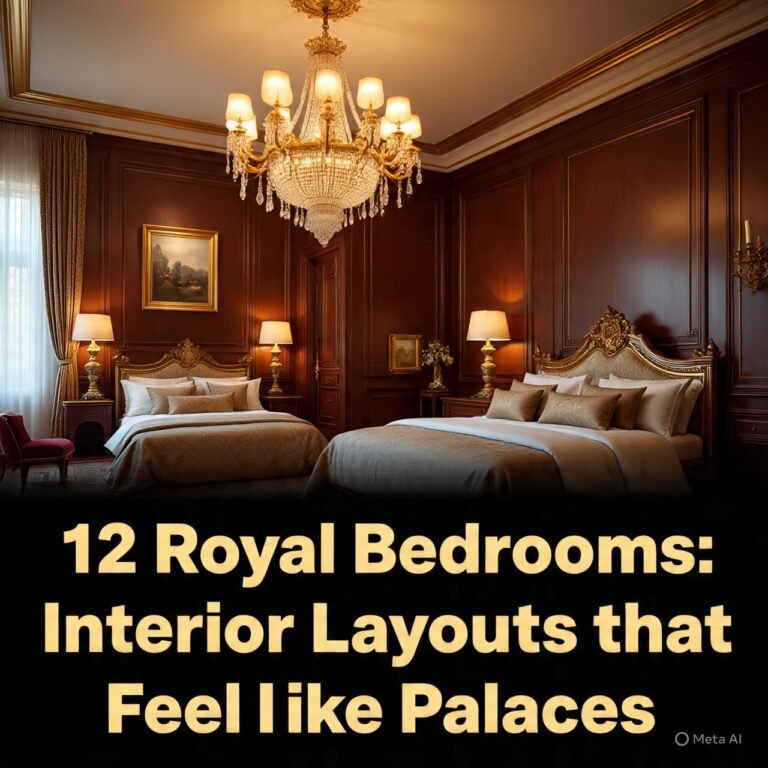 12 Royal Bedrooms: Interior Layouts that Feel like Palaces - Vidolve