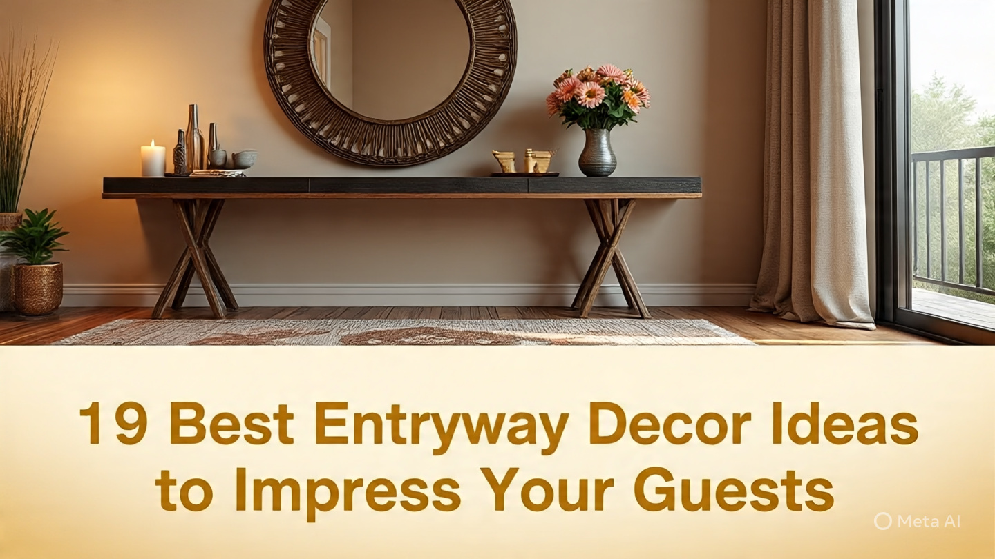 Stylish entryway decor ideas that blend function and elegance to create a welcoming first impression.