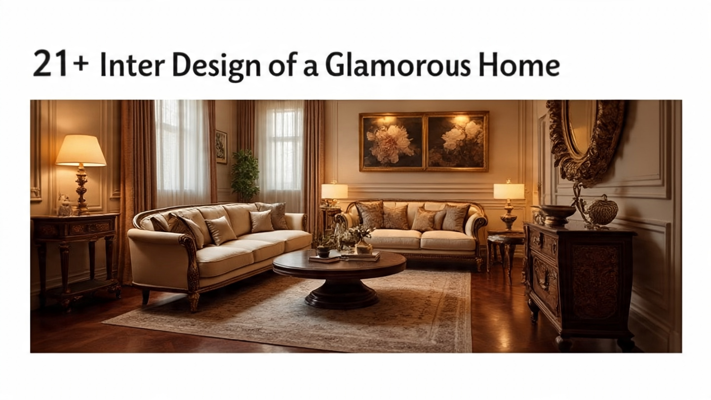 Interior design of a glamorous home featuring chandeliers, marble accents, and luxurious furniture for an elegant and timeless look.